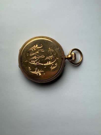 null 
Gold collar watch 750°/°° late 19th century

Weight : 80, 71 gr.

(dented,...