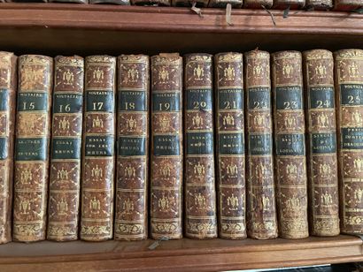 null Suite de 91 volumes
Oeuvre complète de Voltaire
Imprimerie de la société littéraire...