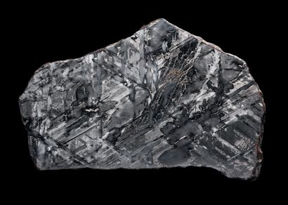 Meteorite slice with Widmanstätten Slice...