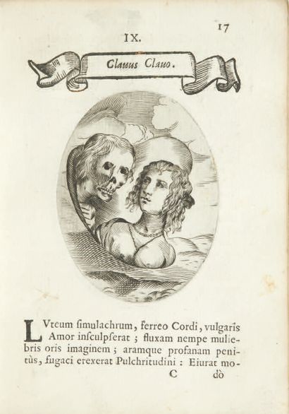 PONA (Francesco) Cardiomorphoseos sive ex corde de sumpta emblemata sacra. Vérone,...