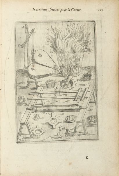 BOILLOT (Joseph) Modelles artifices of fire and various instruments of war with the...