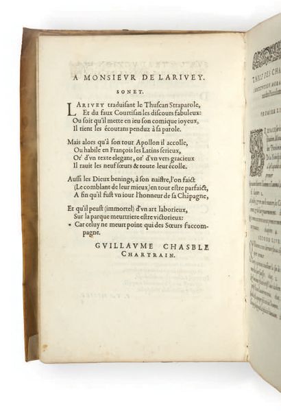 PICCOLOMINI (Alexandre) L'Institution morale. Paris, [Pierre Le Voirrier pour] Abel...