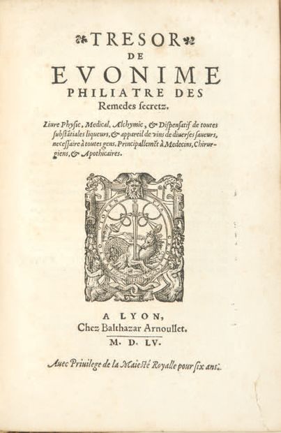 CARDAN (Jérôme) Les Livres, intitulés de la Subtilité, & subtiles inventions, ensemble...