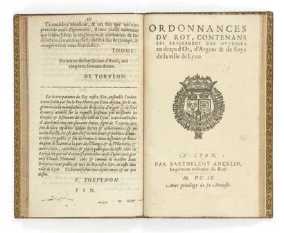 null COLLECTION of ordinances, edicts, letters-patents, descry rendered by the kings...
