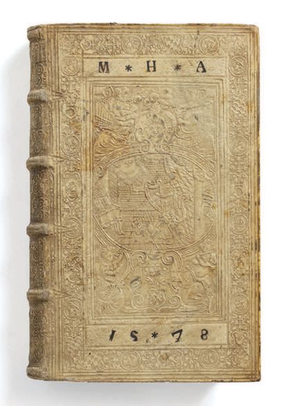 Ciceron Orationum volumina tria. Strasbourg, Josias Rihel, janvier 1574.
In-8 de...