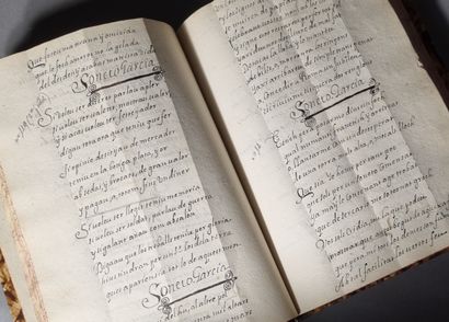 GARCIA (Francesc Vicens) [Poetic work]. S.l.n.d. [end of the 17th century]. Manuscript...