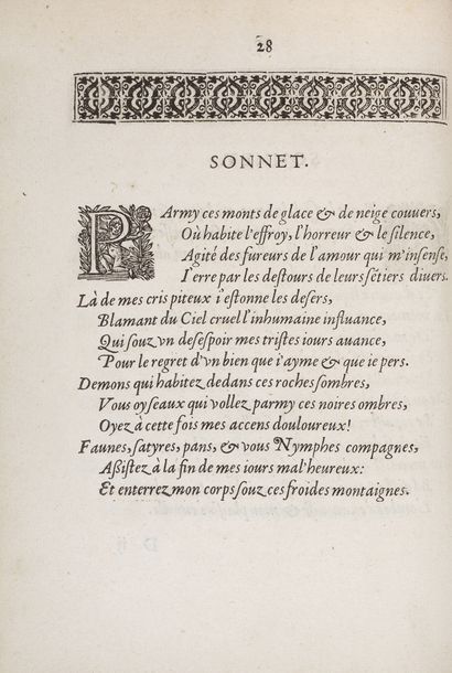 AUBIN (David, sieur de Morelles) Les Urnes de Jullie [sic]. Angers, Antoine Hernault,...