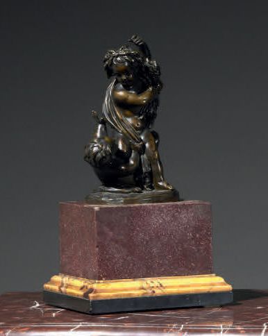 École Française du XIXe siècle Allégorie de l'Été : jeux de putti
Groupe en bronze...