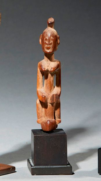 Statuette Dogon Mali Bois H. 8,5 cm Charmante...