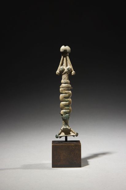 Gan pendant featuring a snake Burkina Faso...