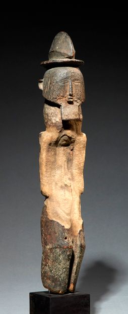 Teke statue Congo DRC Wood H. 29,5 cm Buti...