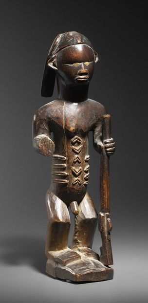 null Statuette Bwendé, République démocratique du Congo
Bois, belle patine brune...