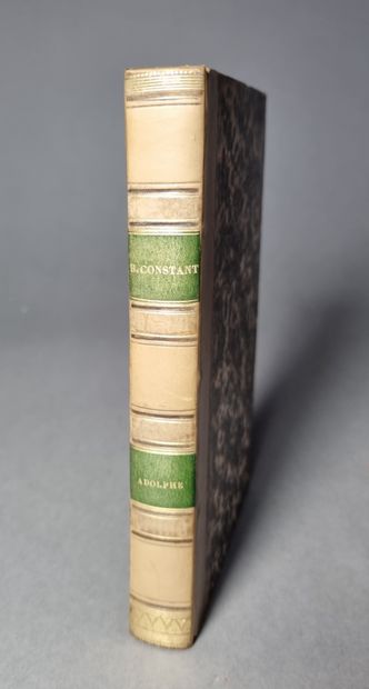 null CONSTANT (Benjamin). Adolphe. Paris, Charpentier, 1839. In-12, demi-veau mastic,...