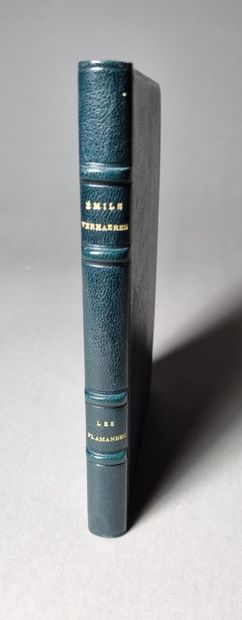 null VERHAEREN (Emile). Les Flamandes. Brussels, Lucien Hochsteyn, 1883. In-12, blue...