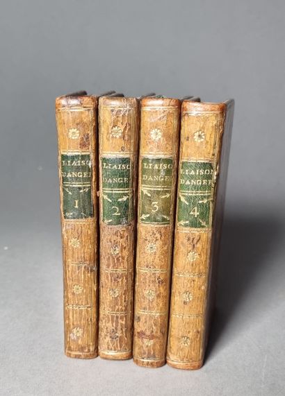 null LACLOS (Pierre Choderlos de). Les Liaisons dangereuses. Geneva, 1782. 4 volumes...
