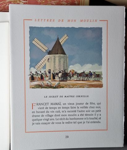 null DAUDET (Alphonse). Lettres de mon Moulin. – Contes du lundi. – Tartarin de Tarascon....