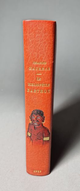  MAURRAS (Charles). Le Bibliophile Barthou. S.l, s.n, s.d. [1929]. Illustration de...