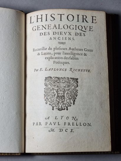 LAPLONCE RICHETTE (Étienne). Histoire généalogique...