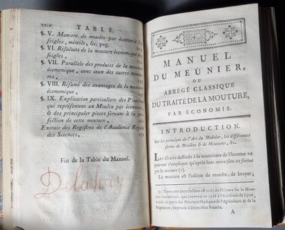 null BÉGUILLET (Edme). Manuel du meunier et du charpentier de moulins, ou abrégé...