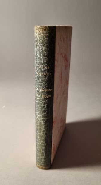 null ARAGON (Louis). Le Paysan de Paris. Paris, Gallimard, 1926. In-12, dos de maroquin...