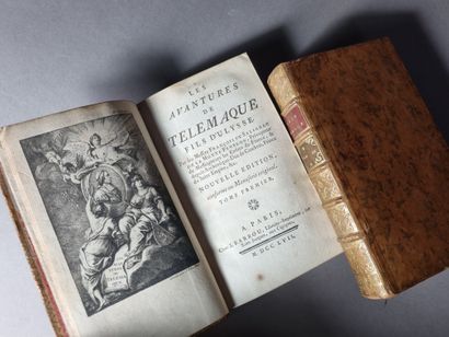 null FENELON. Telemachus, son of Ulysses. Paris, J. Barbou, 1757. _x000D_

2 volumes...