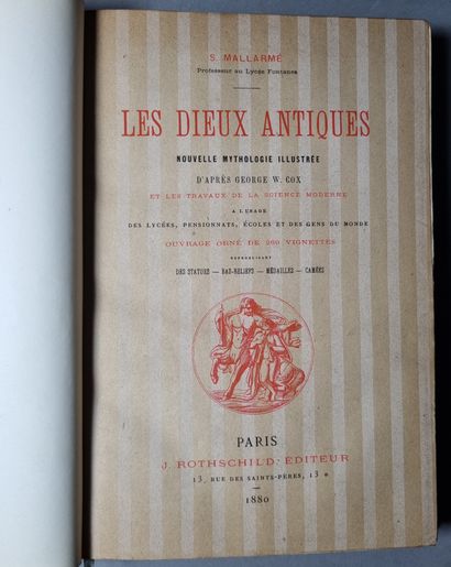 null MALLARMÉ (Stéphane). Les Dieux antiques. Nouvelle mythologie illustrée. Paris,...
