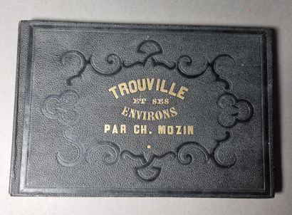  MOZIN (Charles). Trouville et ses environs. S.d. [vers 1840]. In-8, oblong, cartonnage...