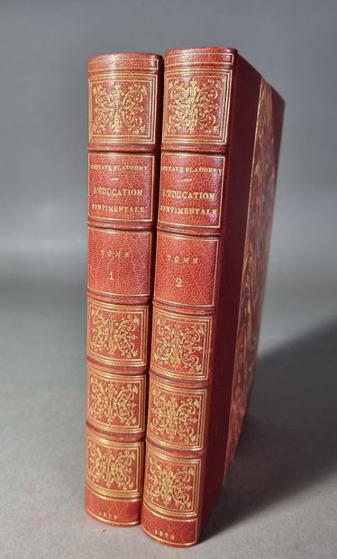 null FLAUBERT (Gustave). L’Éducation sentimentale. Paris, Michel Lévy, 1870. 2 volumes...