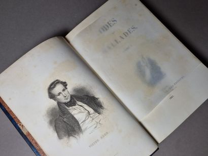 null HUGO (Victor). Œuvres. Paris, Furne, 1841-1846. 16 volumes in-8, demi-chagrin...