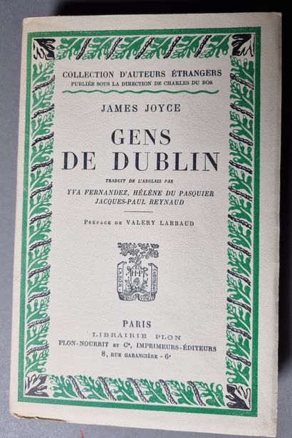 JOYCE (James). Gens de Dublin. Paris, Plon-Nourrit,...
