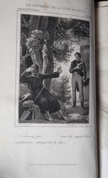 null MAISTRE (Xavier de). Œuvres complètes. Paris, Dondey-Dupré, 1828. 2 volumes...