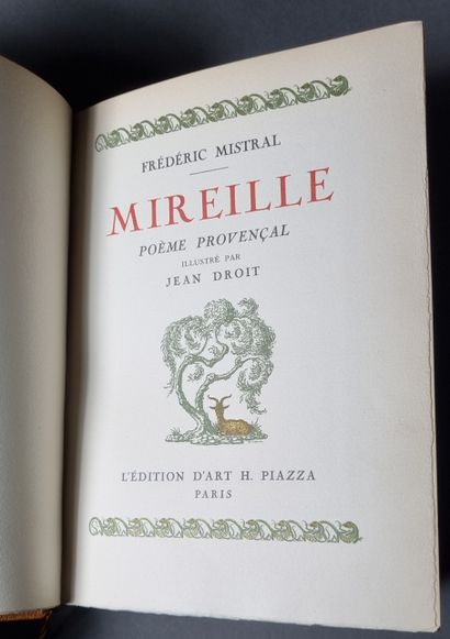 MISTRAL (Frédéric). Mireille, poème provençal....