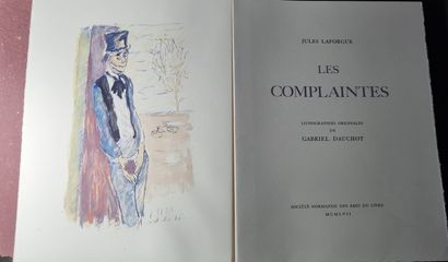 null LAFORGUE (Jules). Les Complaintes. Société Normande des Amis du Livre, 1957....
