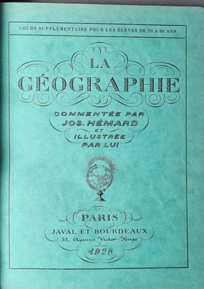 HÉMARD (Joseph). La Géographie. Paris, Javal...