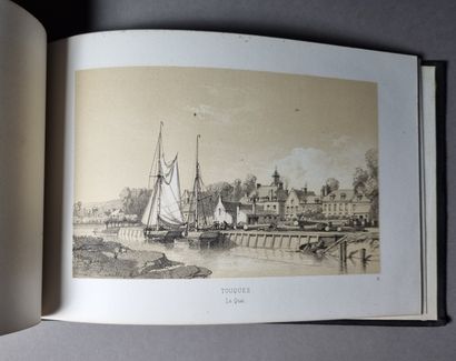 null MOZIN (Charles). Trouville and its surroundings. S.d. [ca. 1840]. In-8, oblong,...