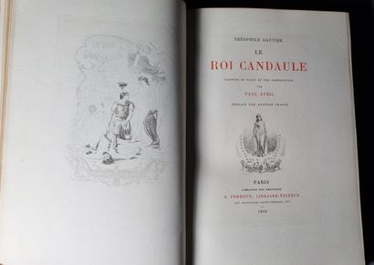 null GAUTIER (Théophile). Le Roi Candaule. Paris, A. Ferroud, 1893. In-8, maroquin...