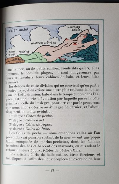 null HÉMARD (Joseph). La Géographie. Paris, Javal et Bourdeaux, 1928. In-4, demi-maroquin...
