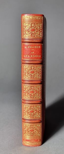 null FRANCE (Anatole). Le Lys rouge. Paris, Calmann Lévy, 1894. In-12, red half-maroquin...