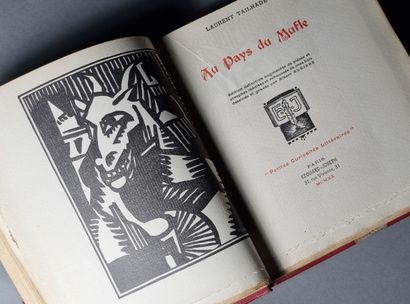 null TAILHADE (Laurent). Au pays du mufle. Paris, Édouard Joseph, 1920. In-8, demi-chagrin...