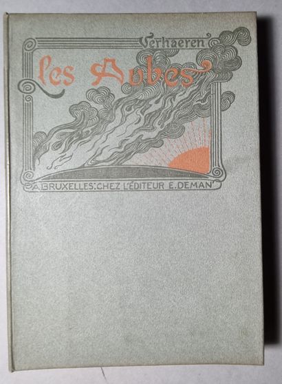  VERHAEREN (Émile). Almanach. Bruxelles, Dietrich et Cie ; Paris, L’Estampe originale,...