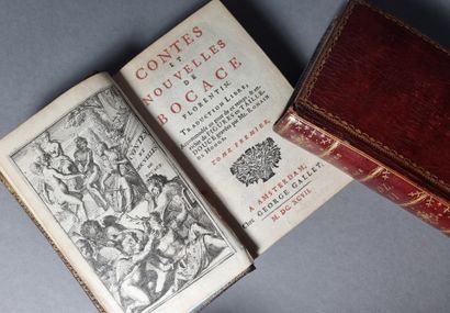 null BOCCACE. Contes et nouvelles. Amsterdam, George Gallet, 1697. 2 volumes petit...