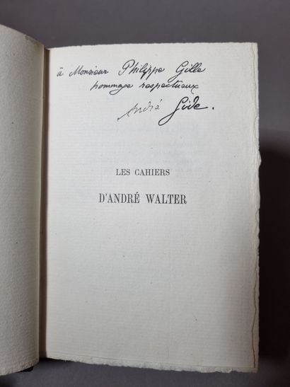  GIDE (André). Les Cahiers d’André Walter. Paris, Librairie de l’Art indépendant,...