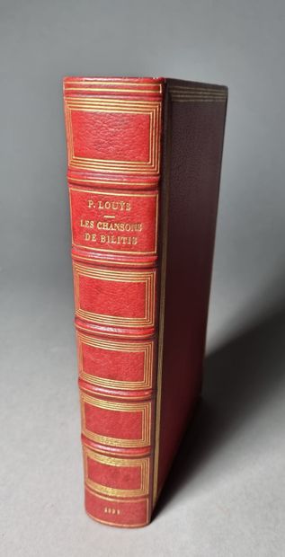 null LOUŸS (Pierre). Les Chansons de Bilitis. Paris, Mercure de France, 1898. Large...