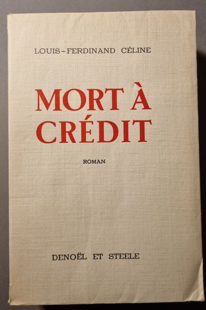 null CÉLINE (Louis-Ferdinand). Mort à crédit. Denoël et Steele, 1936. In-8, broché._x000D_

Édition...