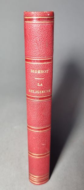  DIDEROT (Denis). La Religieuse. Paris, Buisson, Year Five of the Republic [1797]....