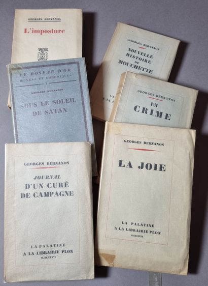 null BERNANOS (Georges). Journal d'un curé de campagne. Paris, Plon, 1936. In-12,...