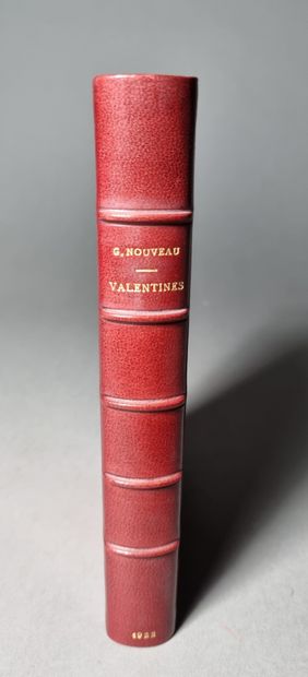 null NOUVEAU (Germain). Valentines et autres vers. Paris, Albert Messein, 1921. In-12,...