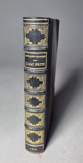 null ERCKMANN-CHATRIAN. L’Ami Fritz. Paris, Hachette, 1864. In-12, demi-maroquin...