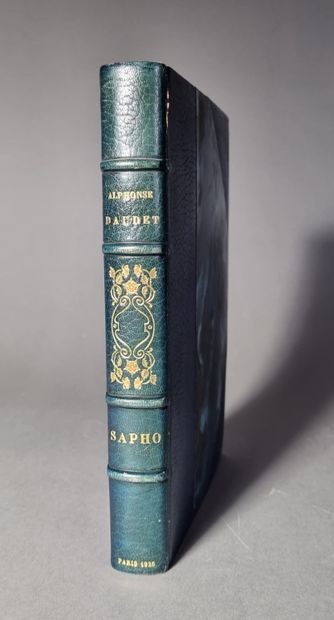 null DAUDET (Alphonse). Sapho, mœurs parisiennes. Paris, Ferroud, 1925. In-8, demi-maroquin...