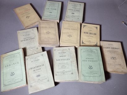 null STENDHAL. [Miscellaneous works]. Paris, Éditions Michel Lévy. 13 volumes in-12,...